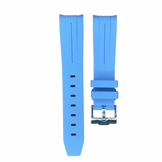 MoonSwatch Mission to Uranus Blue Integrated Rubber Watch Strap 20mm