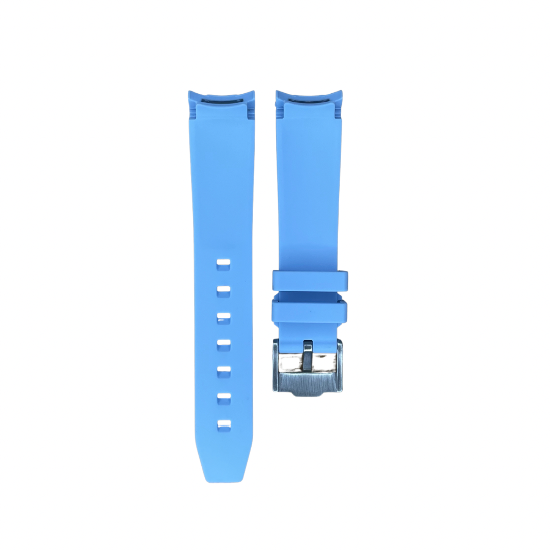 MoonSwatch Mission to Uranus Blue Integrated Rubber Watch Strap 20mm